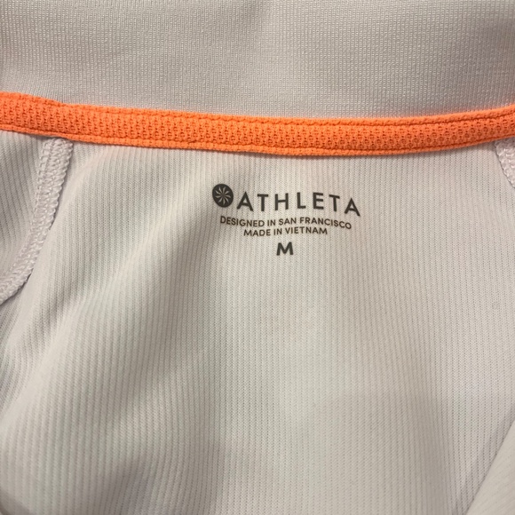 ATHLETA Match Point Polo White Medium Top - Picture 4 of 7